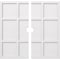 Ekena Millwork Rubik Architectural Grade PVC Ceiling Medallion, 36"OD x 3"ID x 12 1/2"C x 1"P, Two-Piece CMP36RK2-03000 - alternate 1